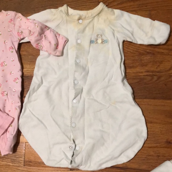 Newborn long sleeve PJ bundle, five pair - Picture 3 of 11